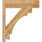 Ekena Millwork Merced Block Rough Sawn Outlooker, Western Red Cedar, 8"W x 30"D x 34"H OUT08X30X34MRC05RWR - alternate 4